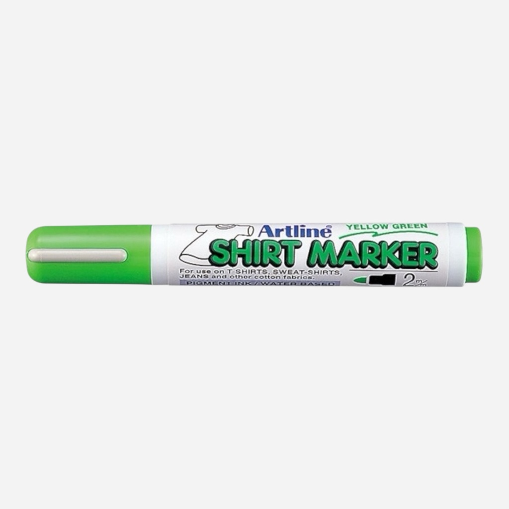 ARTLINE Shirt Marker Yellow Green