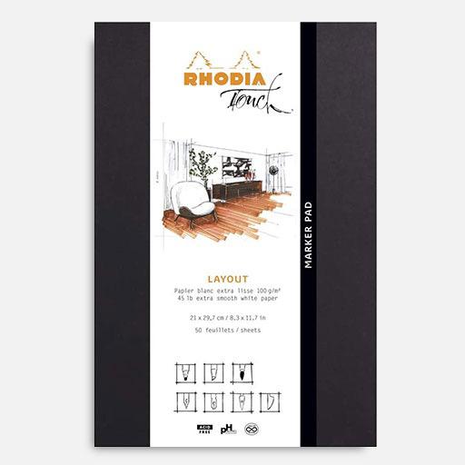 RHODIA Touch Marker Paper Pad 100gsm A4 x 50
