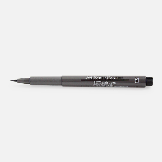 FABER-CASTELL Pitt Soft Brush Pen Warm Grey V