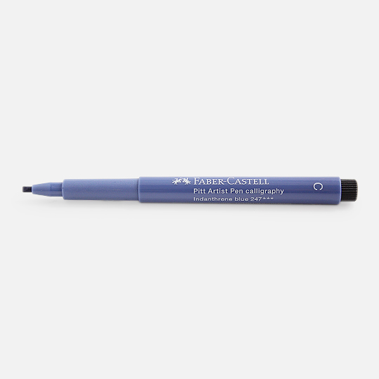 FABER-CASTELL Pitt Calligraphy Pen Indianthrene Blue