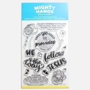 MIGHTY HANDS Clear Stamp 4” x 6” God Guides