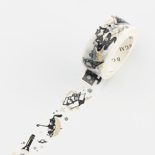 BGM Washi Tape 15mm White Noon Dream
