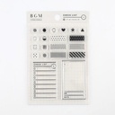 BGM Clear Stamp Check List