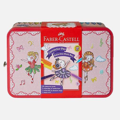 FABER-CASTELL Connector Pen Ballerina Music Tin