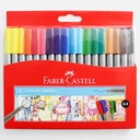 FABER-CASTELL Connector Fineliner 0.4mm Set x 18