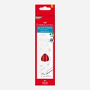 FABER-CASTELL Junior Triangular Big Graphite Writing Pencil 2B x 12 (Sharpener Included)