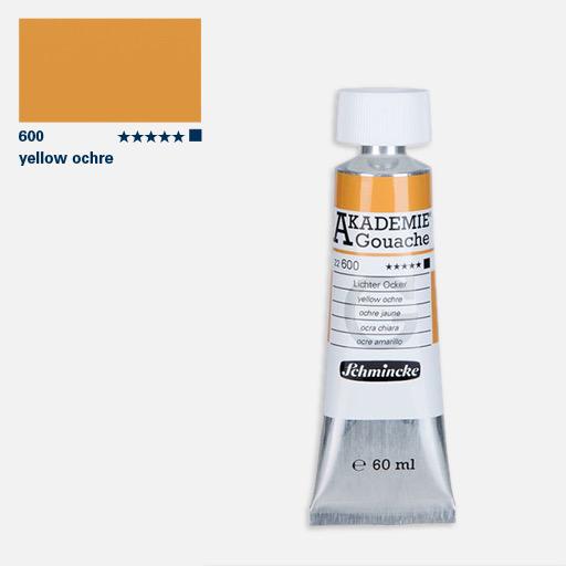 SCHMINCKE Akademie Gouache 60ml Yellow Ochre