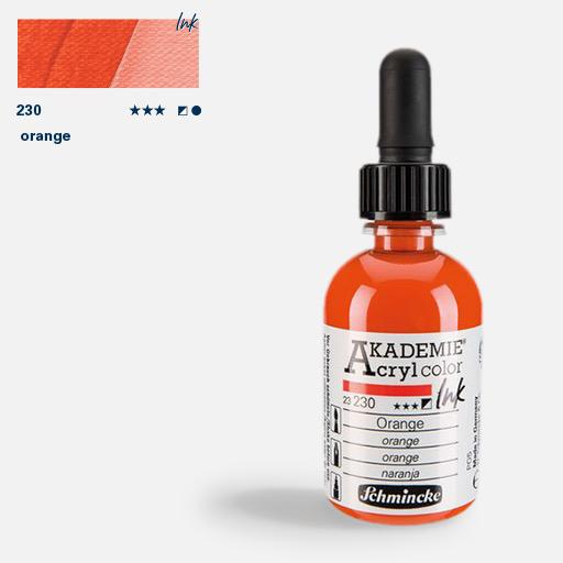 SCHMINCKE Akademie Acrylic Ink 50ml Orange