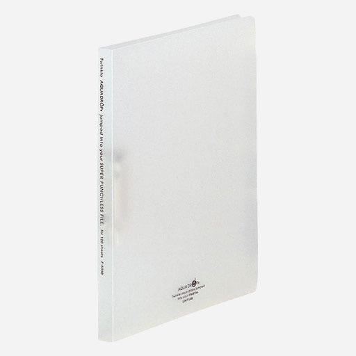 LIHIT LAB. Aqua Drops Clip File A4 Milky White