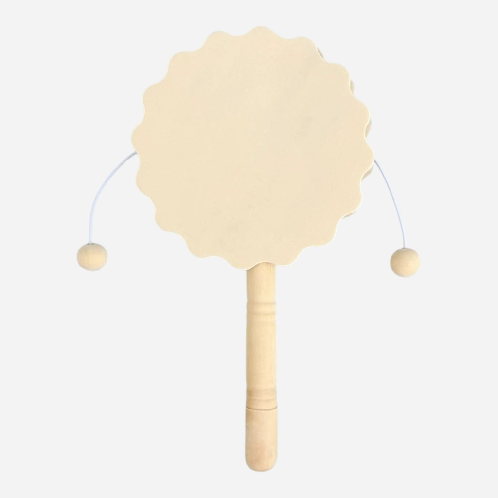 OVJ Chinese Wooden Hand Drum 8cm