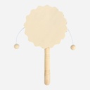 OVJ Chinese Wooden Hand Drum 8cm