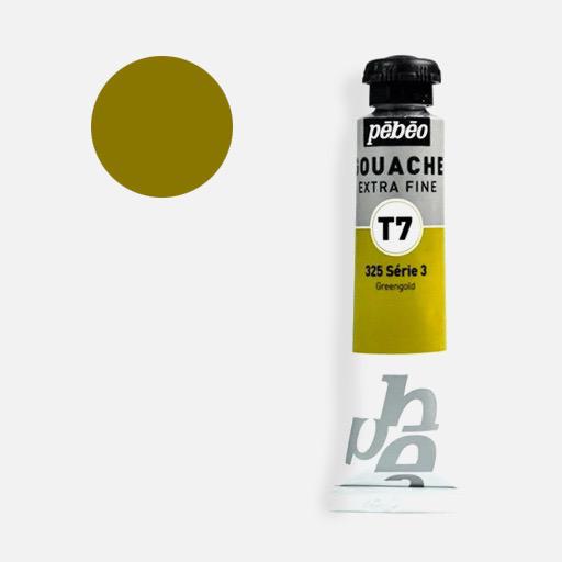 PEBEO T7 Extra Fine Gouache 20ml 325 Greengold