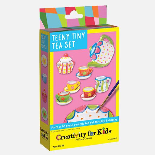 FABER-CASTELL Creativity For Kids Teeny Tiny Tea Set