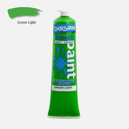 DERIVAN Student Acrylic Paint 75ml Green Light