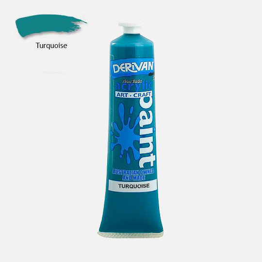 DERIVAN Student Acrylic Paint 75ml Turquoise
