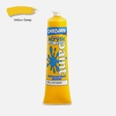 DERIVAN Student Acrylic Paint 75ml Yellow Deep