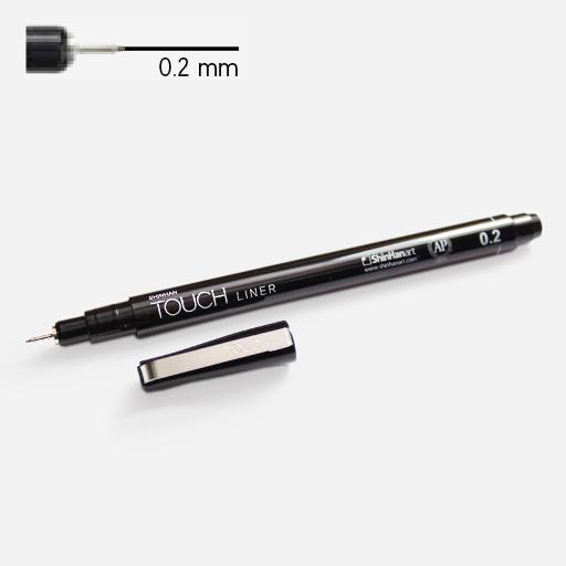 SHINHAN Touch Liner Drawing Pen 0.2mm Black