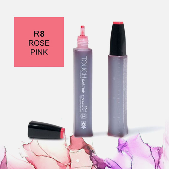 SHINHAN Touch Alcohol Ink 20ml R8 Rose Pink