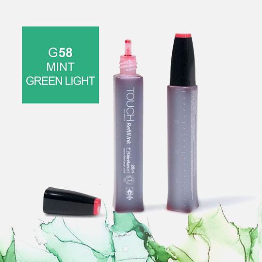 SHINHAN Touch Alcohol Ink 20ml G58 Mint Green Light