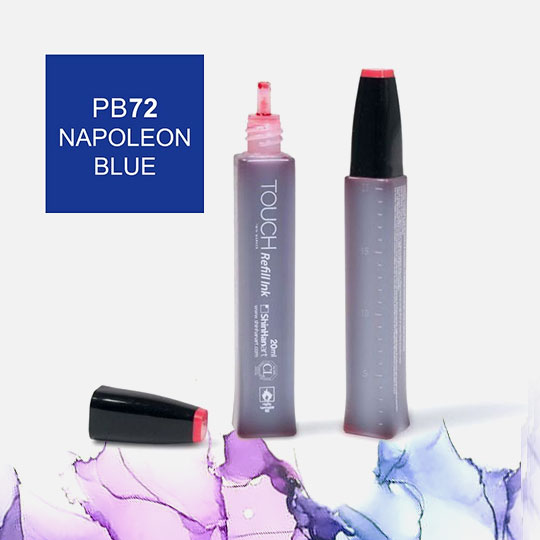 SHINHAN Touch Alcohol Ink 20ml PB72 Napoleon Blue