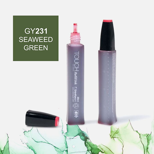 SHINHAN Touch Alcohol Ink 20ml GY231 Seaweed Green