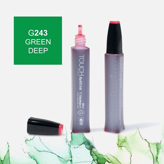 SHINHAN Touch Alcohol Ink 20ml G243 Green Deep