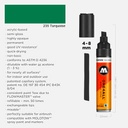 MOLOTOW One4All Acrylic Marker 8mm 235 Turquoise