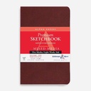 STILLMAN & BIRN Alpha White Paper Softcover Sketchbook 150gsm Portrait 5½” x 8½” x 46