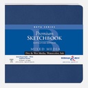 STILLMAN & BIRN Beta White Paper Softcover Sketchbook 270gsm Square 7½ x 7½ x 26