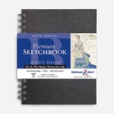 STILLMAN & BIRN Beta White Paper Spiral Sketchbook 270gsm Portrait 6” x 8” x 25