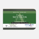 STILLMAN & BIRN Delta Ivory Paper Softcover Sketchbook 270gsm Landscape 5½" x 3½" x 26