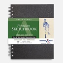 STILLMAN & BIRN Delta Ivory Paper Spiral Sketchbook 270gsm Portrait 6" x 8" x 26