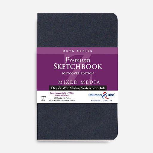 STILLMAN & BIRN Zeta Softcover Sketchbook 270gsm Portrait 5½” x 8½” x 26