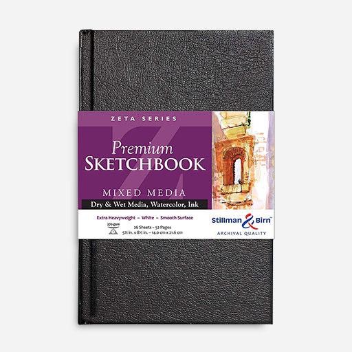 STILLMAN & BIRN Zeta Hardbound Sketchbook 270gsm Portrait 5½" x 8½" x 26