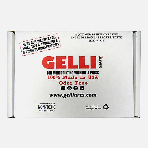 GELLI Gel Printing Plate 5" x 7" Class Set x 11