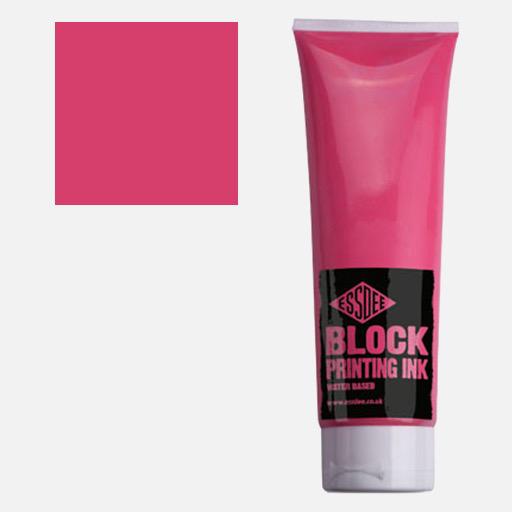 ESSDEE Block Printing Ink 300ml Fluorescent Red