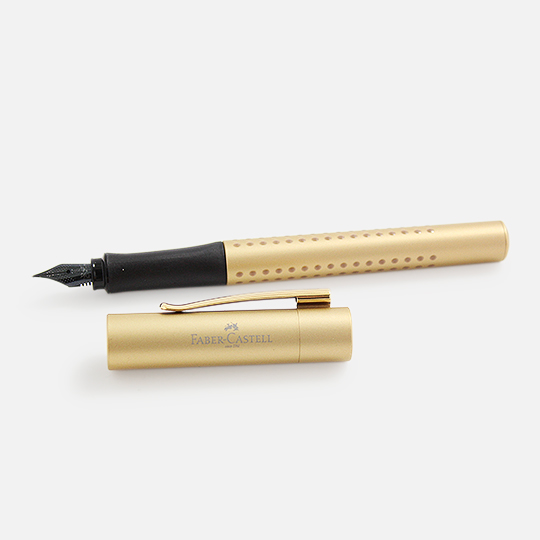 FABER-CASTELL Grip Edition Gold Fountain Medium