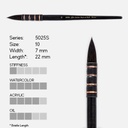 SILVER Atelier Squirrel Blend Quill Round Brush 10