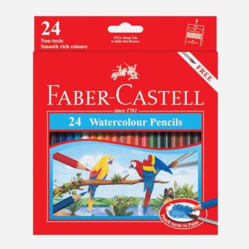 FABER-CASTELL Classic Watercolor Pencil Set x 24