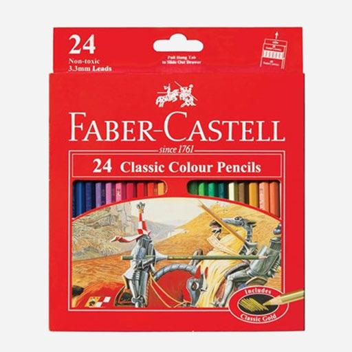 FABER-CASTELL Classic Color Pencil Set x 24