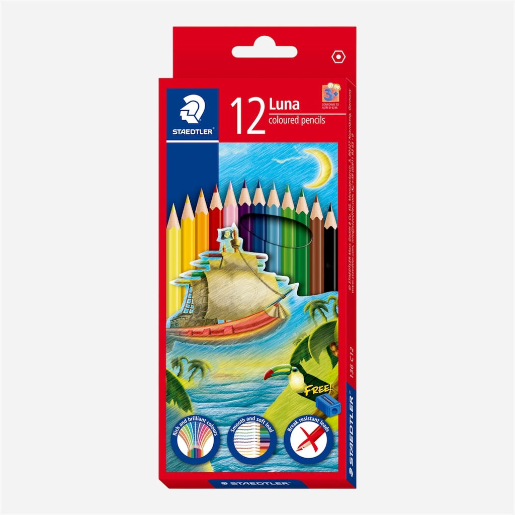 STAEDTLER Luna Color Pencil Set x 12