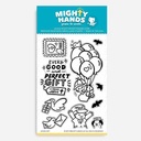 MIGHTY HANDS Clear Stamp 4” x 6” Good Gift