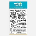 MIGHTY HANDS Clear Stamp 4” x 6” Called To Create
