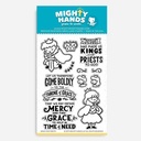MIGHTY HANDS Clear Stamp 4” x 6” Kings And Priests