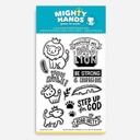 MIGHTY HANDS Clear Stamp 4” x 6” Bold As A Lion