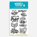 MIGHTY HANDS Clear Stamp 4” x 6” Perfect Gift