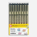SAKURA Pigma Micron Pen 01 Set x 8