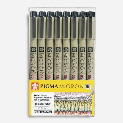 SAKURA Pigma Micron Pen 05 Set x 8