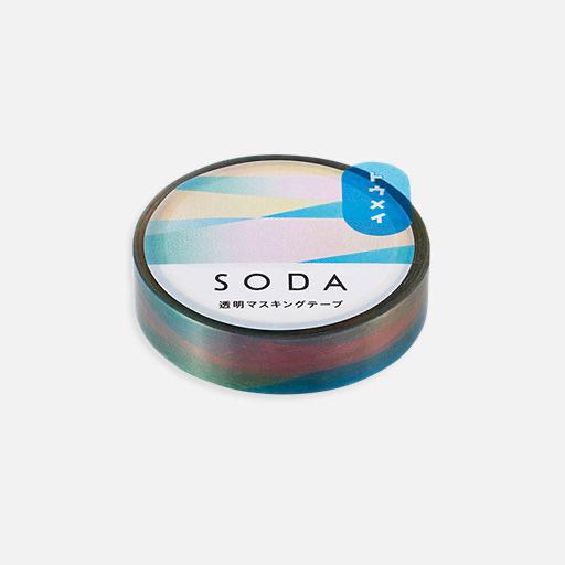 HITOTOKI SODA Transparency Washi Tape 10mm x 5m Aurora