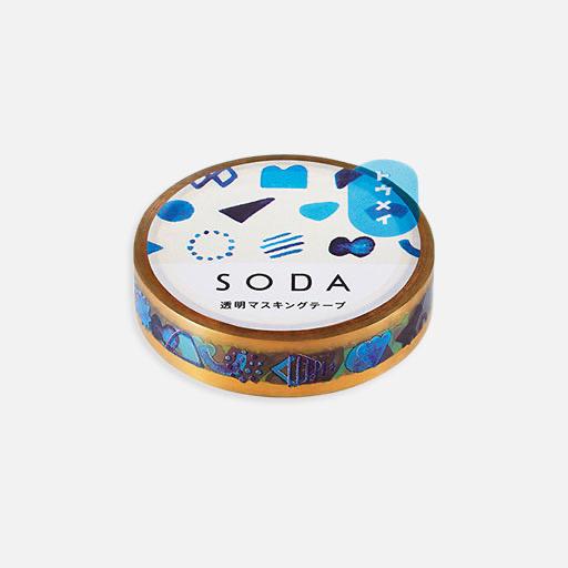 KING JIM Hitotoki SODA Transparency Washi Tape 10mm x 5m Emo Sign